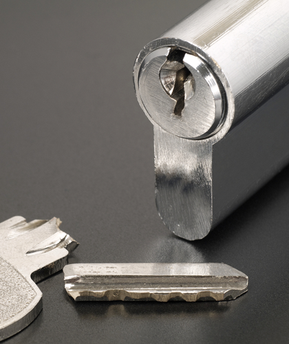 Locksmith tools and technician