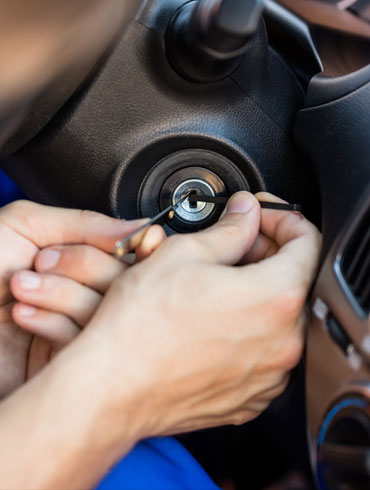 Automobile Door Lock Opening
